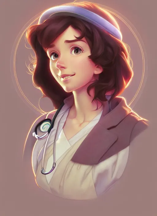 Image similar to cute doctor mason mount, natural lighting, path traced, highly detailed, high quality, digital painting, by don bluth and ross tran and studio ghibli and alphonse mucha, artgerm