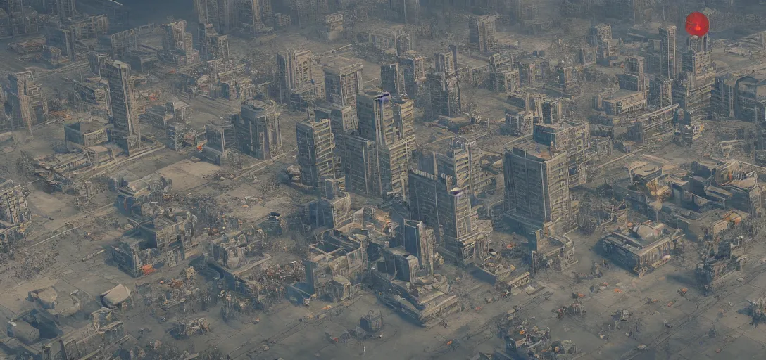 Image similar to Photo of Beijing in the Fallout Universe, 8K, daytime, high quality