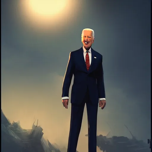 Image similar to joe biden charicature, dramatic lighting, cinematic, establishing shot, extremly high detail, photorealistic, cinematic lighting, artstation, style by disney pixar