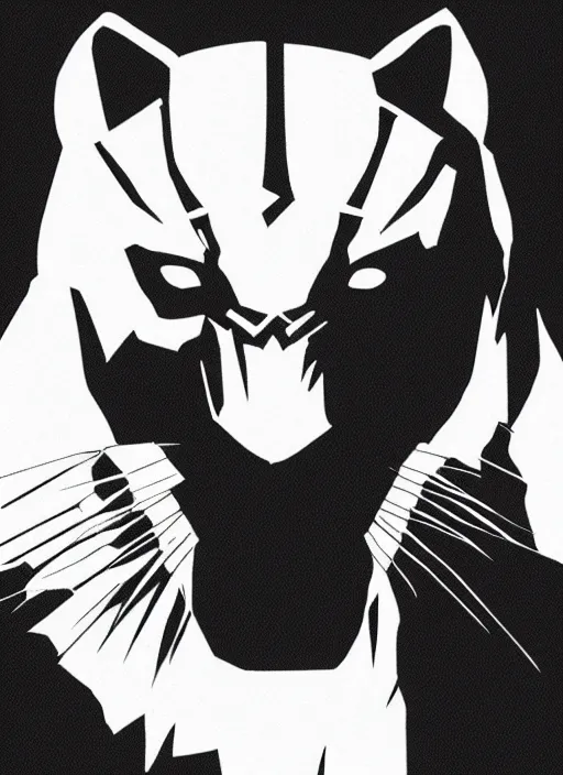 Image similar to white Black Panther