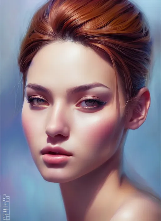 Image similar to photo of a gorgeous young woman in the style of stefan kostic, realistic, professionally, professionally color graded, half body shot, sharp focus, 8 k high definition, insanely detailed, intricate, elegant, art by stanley lau and artgerm