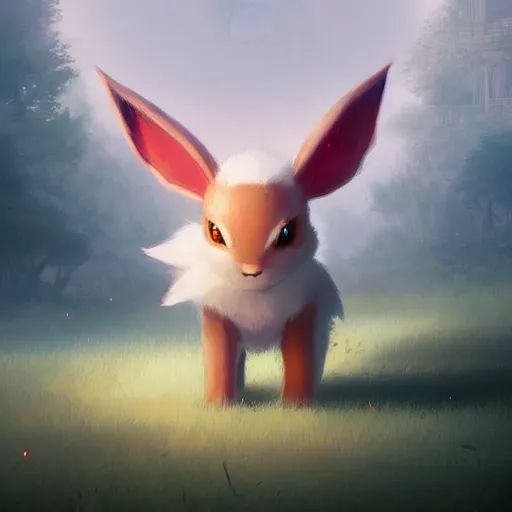 Evee (From Pokémon), trending on artstation, ultra | Stable Diffusion |  OpenArt