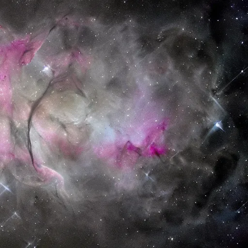 Image similar to award - winning macro of a beautiful black rose made of carina nebula on black background by harold davis, georgia o'keeffe and harold feinstein, highly detailed, hyper - realistic, inner glow, trending on deviantart, artstation and flickr, nasa space photography, national geographic