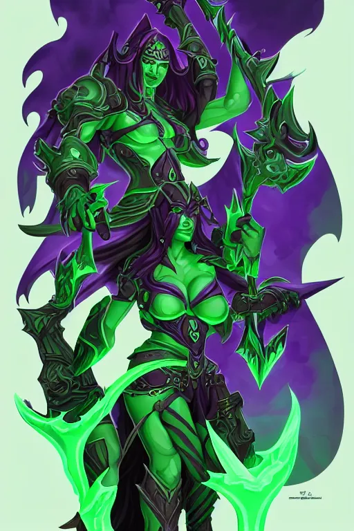 Image similar to illidari demon hunters from world of warcraft trending on artstation vector art