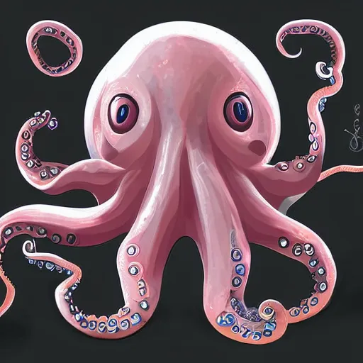 Prompt: Humanoid Octopus, digital art style, detailed, high resolution