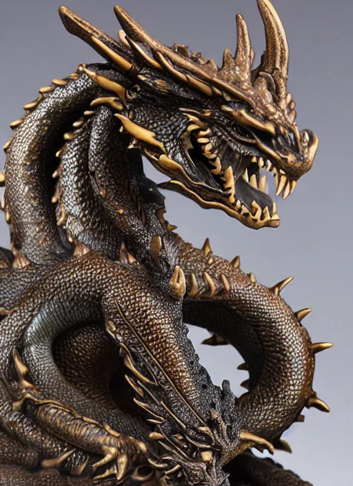 Image similar to 80mm, resin detailed model figure of dragon bronze