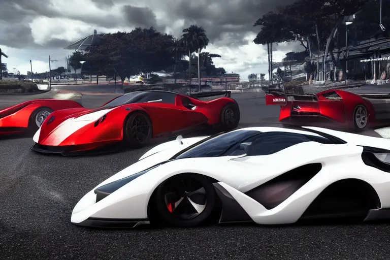 Image similar to photo wallpaper sport car gran turismo 7 forza horizon need for speed fast and furious 5 unreal engine supercar hypercar game concept car octane render, 4 khd 2 0 2 2 3 d cgi rtx style chrome reflexion global illumination ray tracing hdr arstation pixar and disney unreal