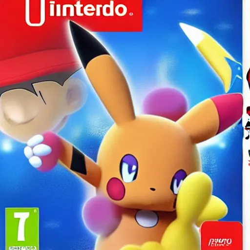 Image similar to nintendo cover of the newest pokémon game