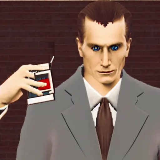 Image similar to american psycho on nintendo 6 4