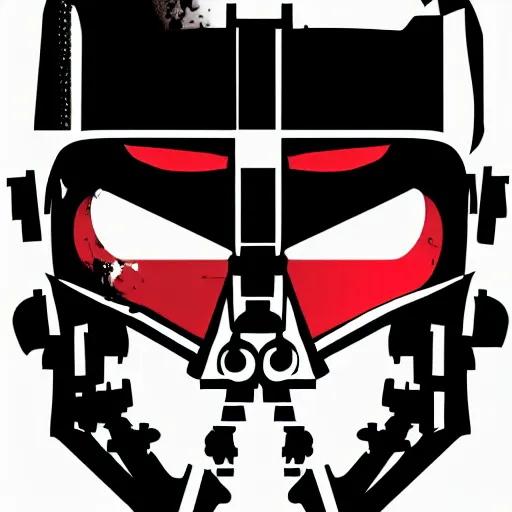 Image similar to face icon vector minimalist terminator salvation tomine, adrian