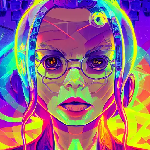 Image similar to skill magic geek inside matrix deepdream radiating a glowing aura stuff loot legends stylized digital illustration video game icon artstation lois van baarle, ilya kuvshinov, rossdraws,