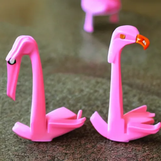 Image similar to flamingo legos