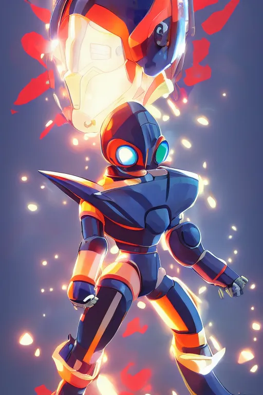 Image similar to robot ninja mask helmet megaman x zero rockman 2 0 2 2 switch game boss legacy collection fanart artsation, art gta 5 comics, behance hd by jesper ejsing, by rhads, makoto shinkai and lois van baarle, ilya kuvshinov, rossdraws global illumination ray tracing