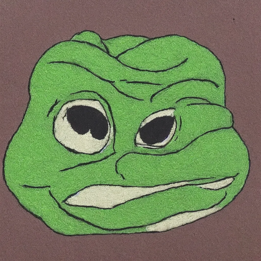 Image similar to pepe the frog