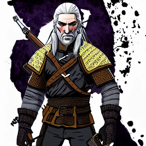 Image similar to geralt of rivia dragonfruit