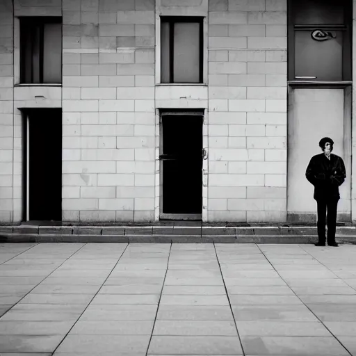 Image similar to lonely zombie by rupert vandervell