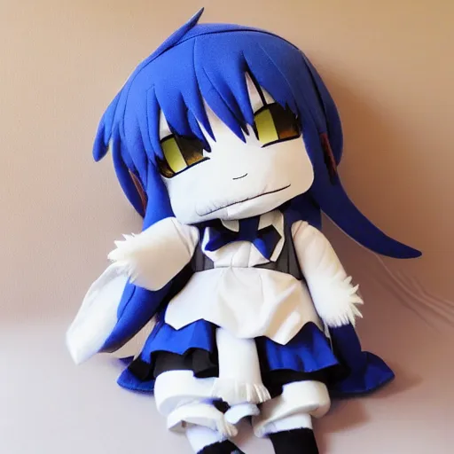 Prompt: cute fumo plush of columbine