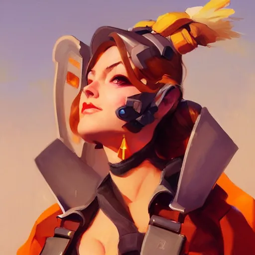 Prompt: greg manchess portrait painting of alice zuberg as overwatch character, medium shot, asymmetrical, profile picture, organic painting, sunny day, matte painting, bold shapes, hard edges, street art, trending on artstation, by huang guangjian and gil elvgren and sachin teng