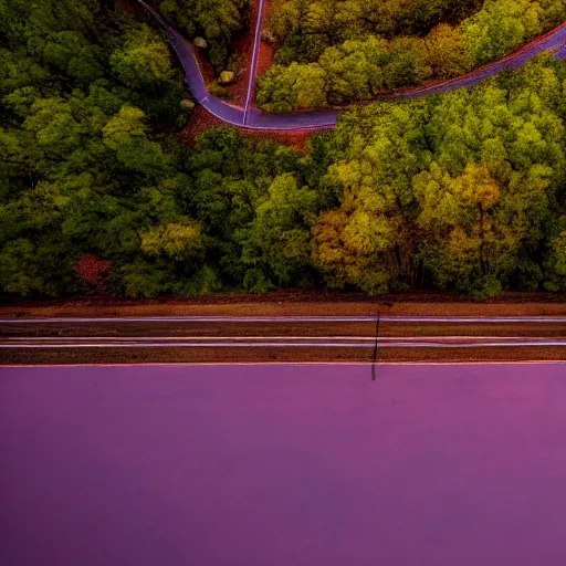 Image similar to Symmetric Wes Anderson film still in the Great Smoky Mountains without people. Establishing shot. Architecture. 8k resolution. Pastel. Sharp. Whimsical. Symmetry. Stunning.