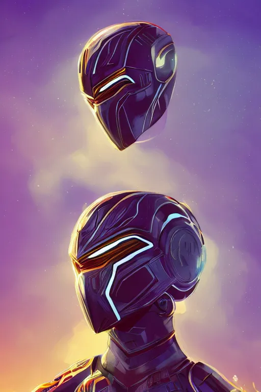 Image similar to armor suit helmet of wakanda king queen global illumination ray tracing hdr fanart arstation concept art, matte, by anton fadeev