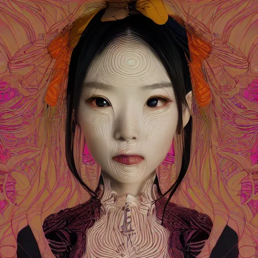 Prompt: the portrait of an incredibly cute and elegant japanese woman partially made of onions of all colors, an ultrafine detailed illustration by james jean, final fantasy, intricate linework, bright colors, behance contest winner, vanitas, angular, altermodern, unreal engine 5 highly rendered, global illumination, radiant light, detailed and intricate environment