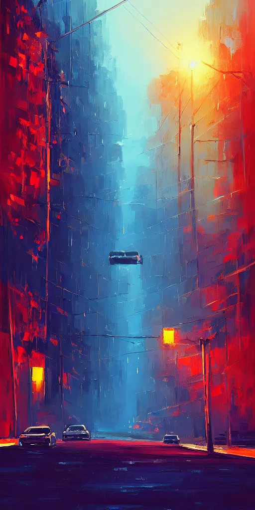 Image similar to i've been trying to call, by alena aenami