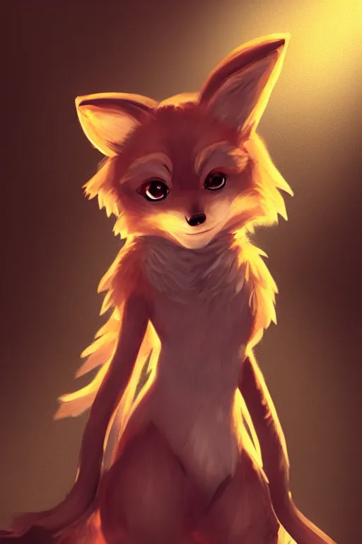 Image similar to anthropomorphic medieval fox with a fluffy tail, trending on artstation, trending on furaffinity, digital art, by kawacy, anime, furry art, warm light, backlighting, cartoon, concept art