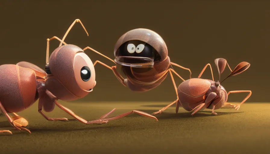 Prompt: very very very cute baby insect creature by Max Kostenko and Bobby Chiu, disney, pixar, MPC, Framestore, character design for animation, uplight, a lineup of characters, big disney eyes, symmetrical eyes, cuteness, 3d render, octane rendered, rendered by maya and houdini, highly detailed, unreal engine, Trending on Artstation, octane render, 4k, 8k, HD