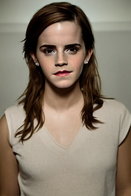 Image similar to emma watson as succbus, hyper realistic