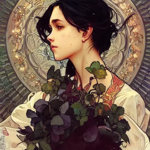 Image similar to art by artgerm and greg rutkowski and alphonse mucha