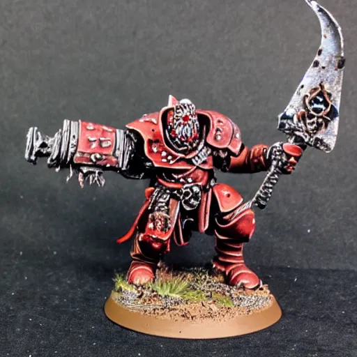 Prompt: Khorne Berzerker