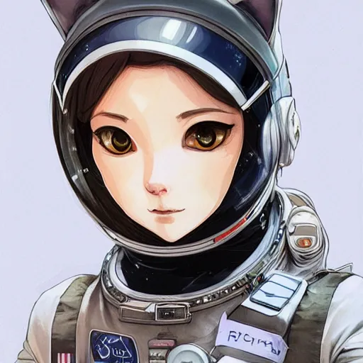 Prompt: a cat in a astronaut suit, 3d, sci-fi fantasy, intricate, elegant, highly detailed, lifelike, photorealistic, digital painting, artstation, illustration, concept art, sharp focus, art in the style of Shigenori Soejima