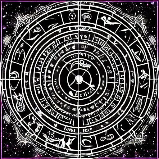 Prompt: zodiac symbols magic