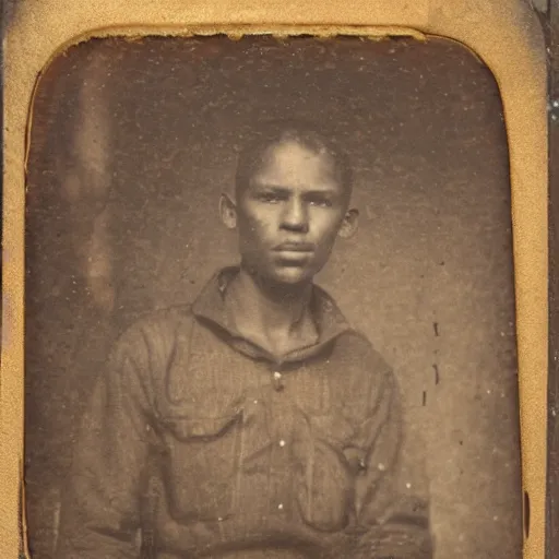 Prompt: Tintype photograph of primitive work of art displayed in an ethnographic museum, archive material, anthropology, 1920s studio lighting.