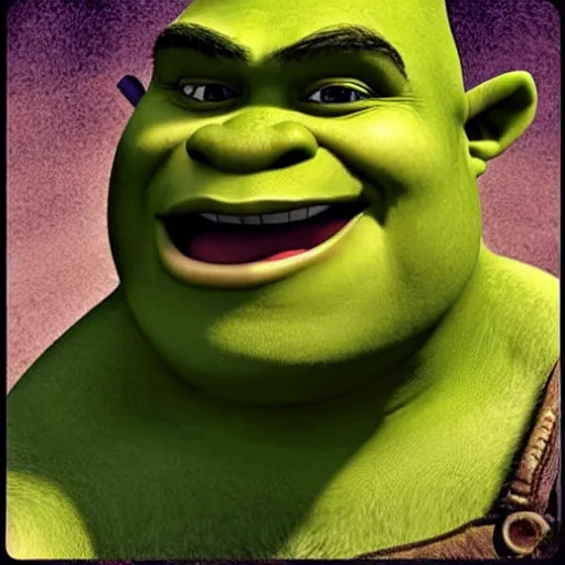 Image similar to shrek really angry