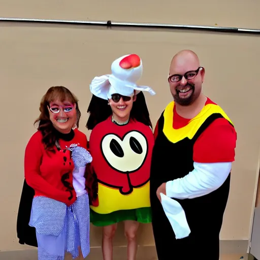 Prompt: I won my costume contest with my Mr. Potato Head costume