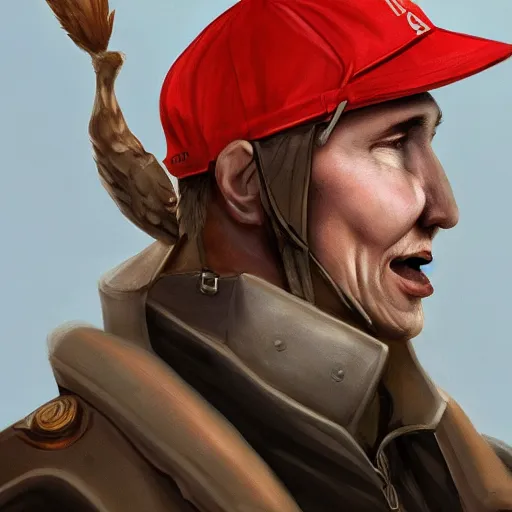 Prompt: putin eating his hat high detailed, trending on artstation perfectly detailed, high quality