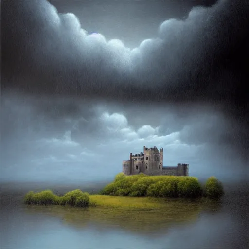 Image similar to castle in clouds by lee madgwick