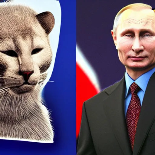 Image similar to Putin as a furry