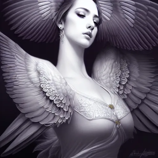 Image similar to Ethereal majestic Pigeon, royal bird, intricate detail, ornate, conceptual art, soft light, dynamic, art by artgerm