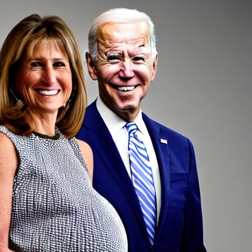 Image similar to profile photo of pregnant Joe Biden, Biden as a pregnant woman
