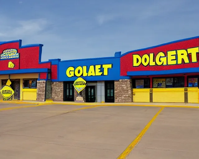 Image similar to Dollar General themed theme park, in South Dakota