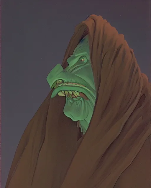 Prompt: grimthorn, portrait by ralph mcquarrie