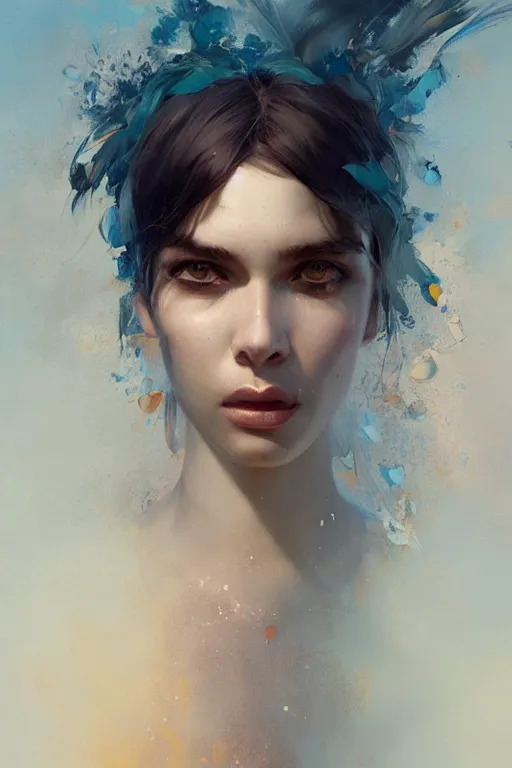 Prompt: tears of feather, oil painting, sunlit, paint texture, digital painting, highly detailed, artstation, sharp focus, illustration, concept art, ruan jia, charlie bowater, tom bagshaw, norman rockwell