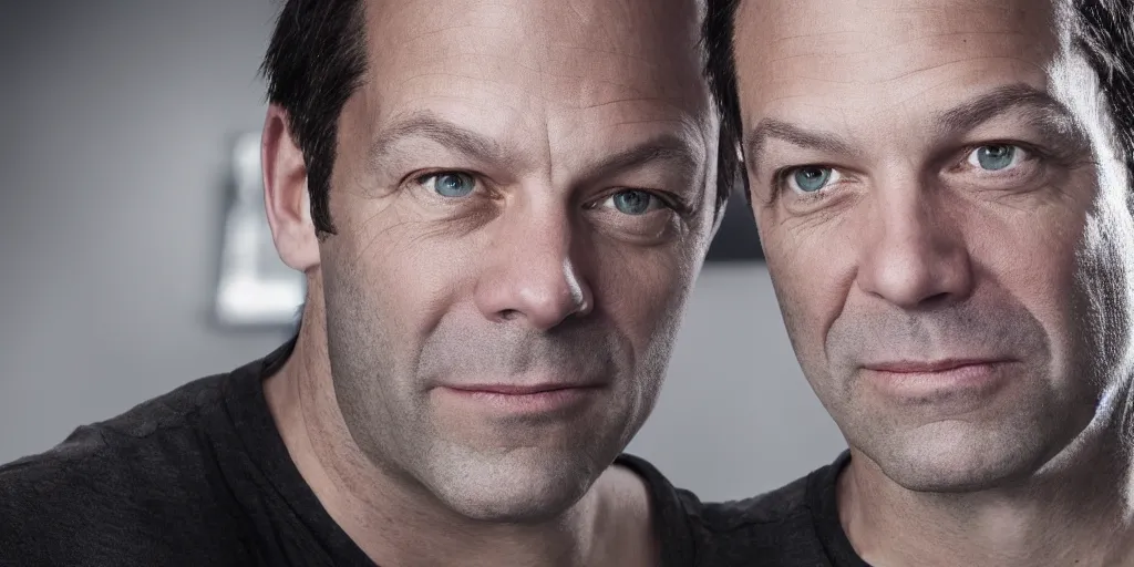 Prompt: phil spencer, head of microsoft, was friends with x - box, portrait, focus on the face, unreal engine rendered, avito, 4 k,