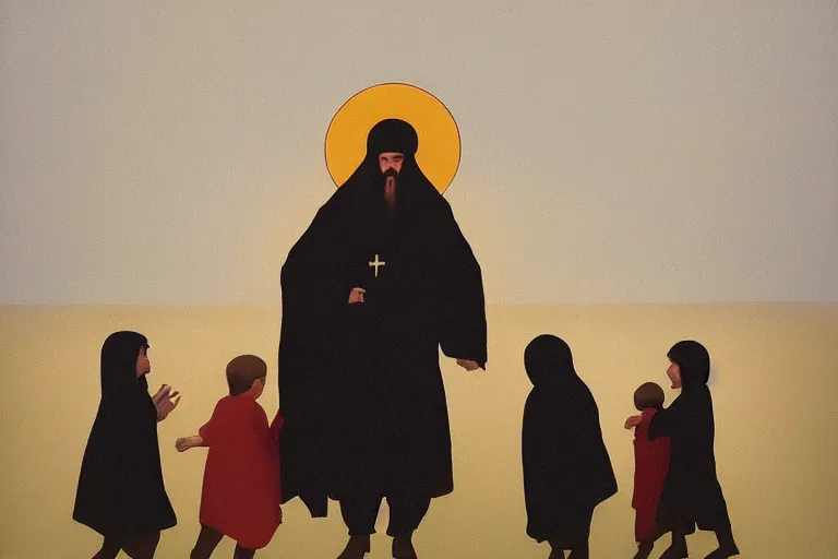 Image similar to orthodox icon by tim eitel