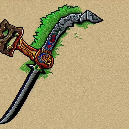 Image similar to a sword from terraria