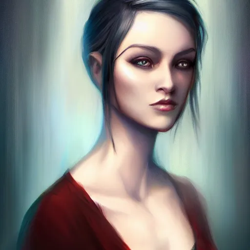 Image similar to woman portrait Inspired by Charlie Bowater