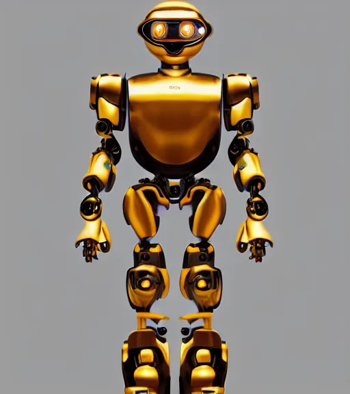 Prompt: a robot wearing a golden dress, full body shot, highly detailed, digital painting, artstation, concept art, smooth, sharp focus, illustration