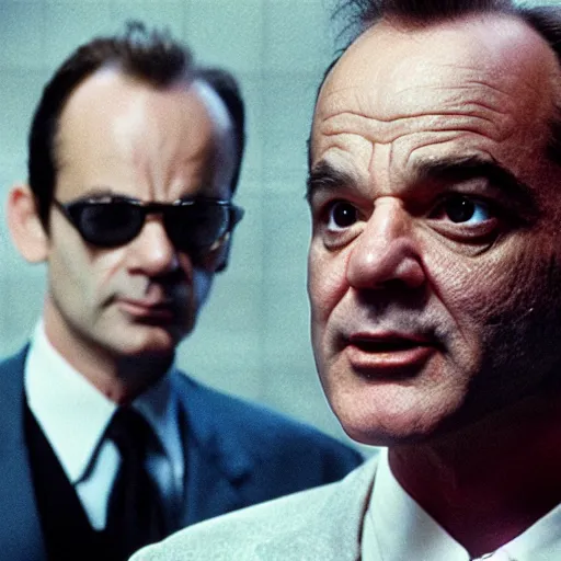 Image similar to bill murray as agent smith